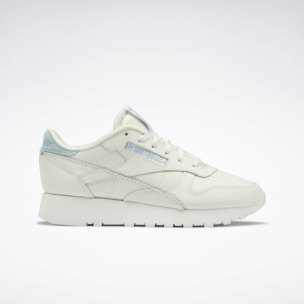 Reebok Classic Leather Make It Yours Shoes Chalk / Chalk / Seaside Grey | GY8799