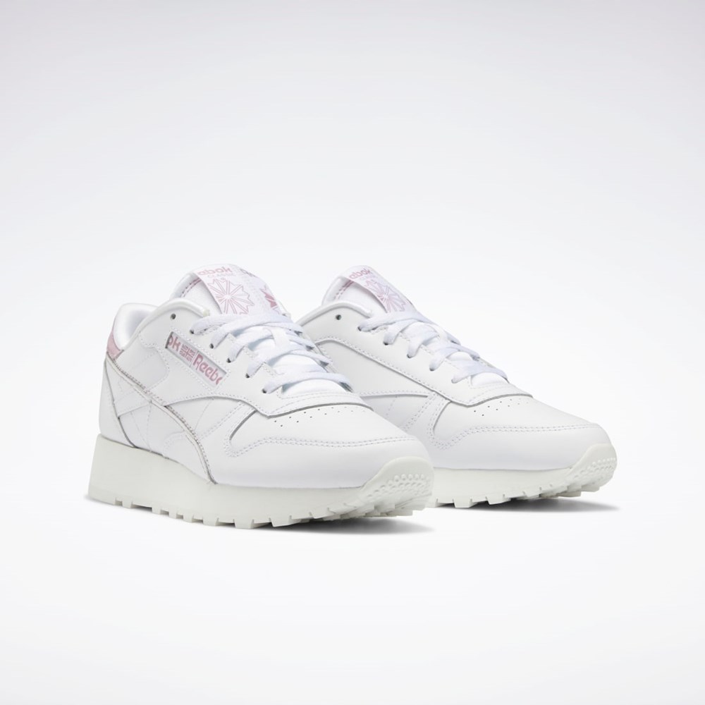 Reebok Classic Leather Make It Yours Shoes Ftwr White / Chalk / Infused Lilac | GZ7213