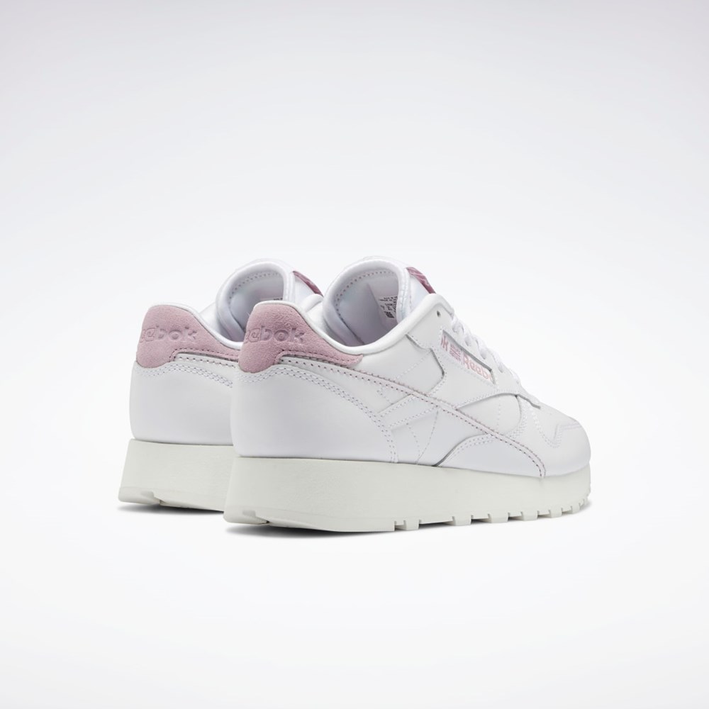 Reebok Classic Leather Make It Yours Shoes Ftwr White / Chalk / Infused Lilac | GZ7213