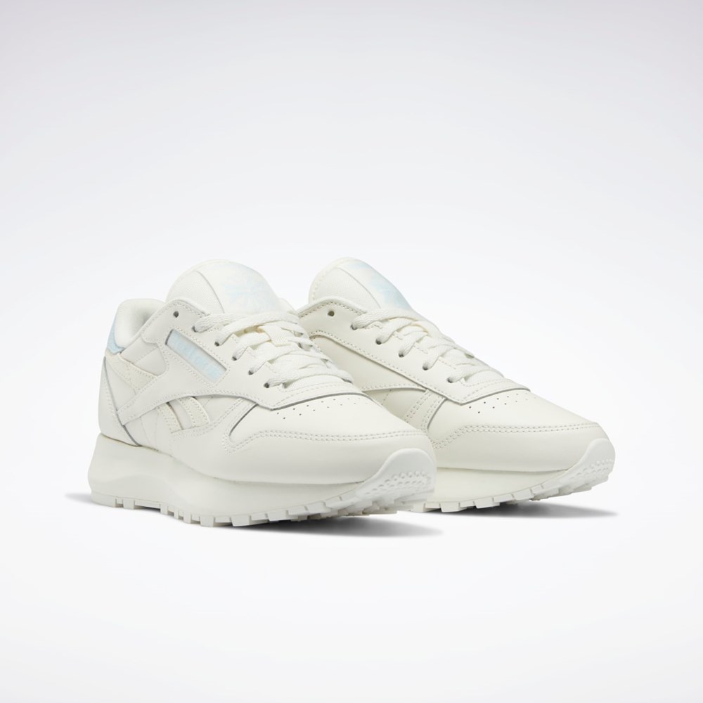 Reebok Classic Leather SP Shoes Chalk / Chalk / Glass Blue | GX8690