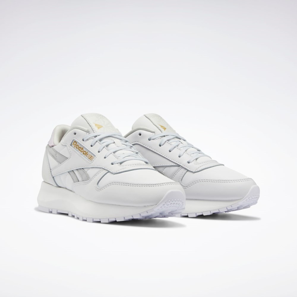 Reebok Classic Leather SP Shoes Cold Grey / Pure Grey 3 / Quartz Glow | GZ6426