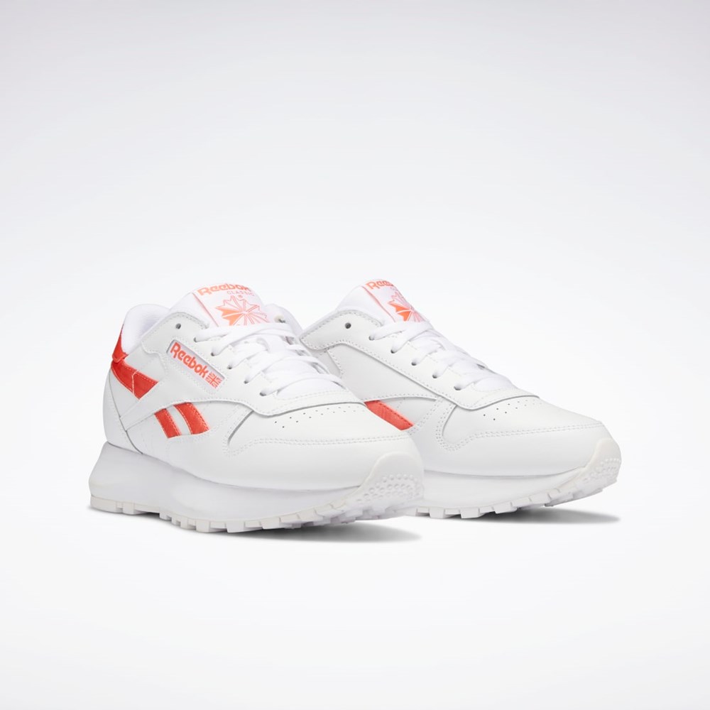 Reebok Classic Leather SP Shoes Ftwr White / Ftwr White / Semi Orange Flare | GW3795