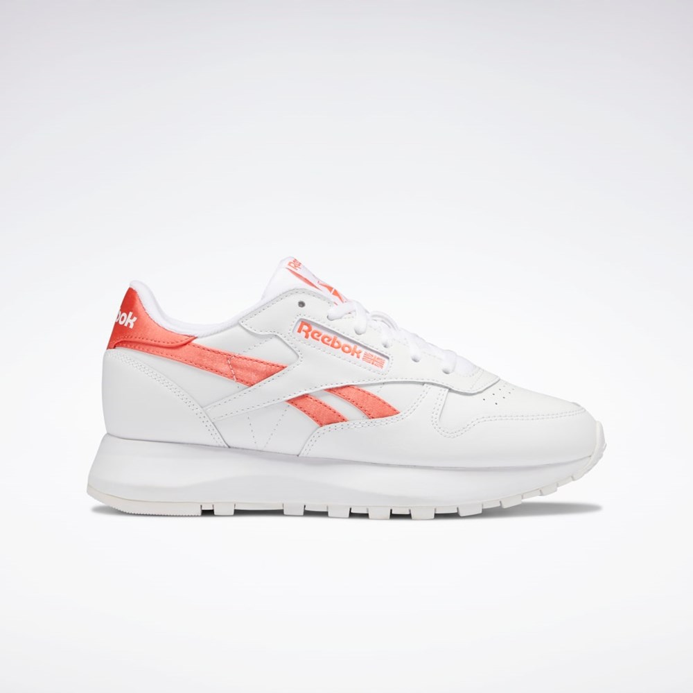 Reebok Classic Leather SP Shoes Ftwr White / Ftwr White / Semi Orange Flare | GW3795