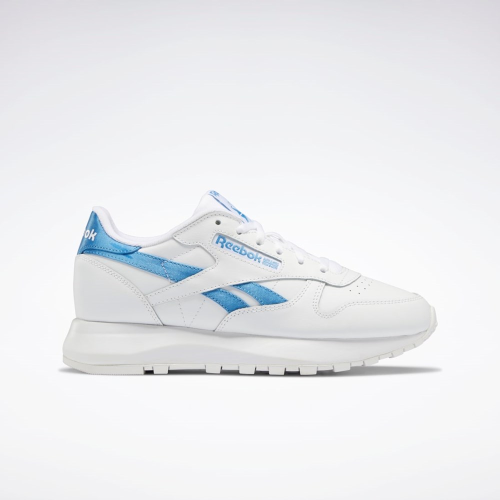 Reebok Classic Leather SP Shoes Ftwr White / Ftwr White / Essential Blue | GW4465