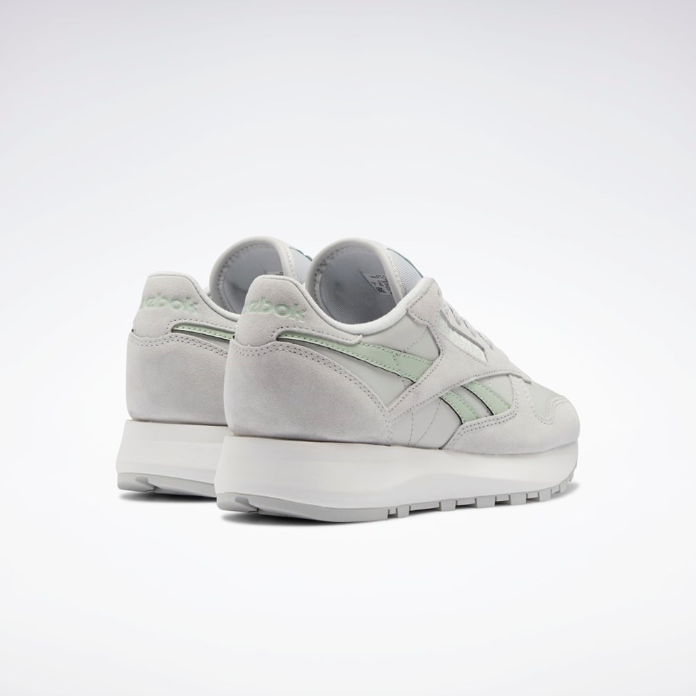 Reebok Classic Leather SP Shoes Pure Grey 2 / Pure Grey 2 / Light Sage | GX6198