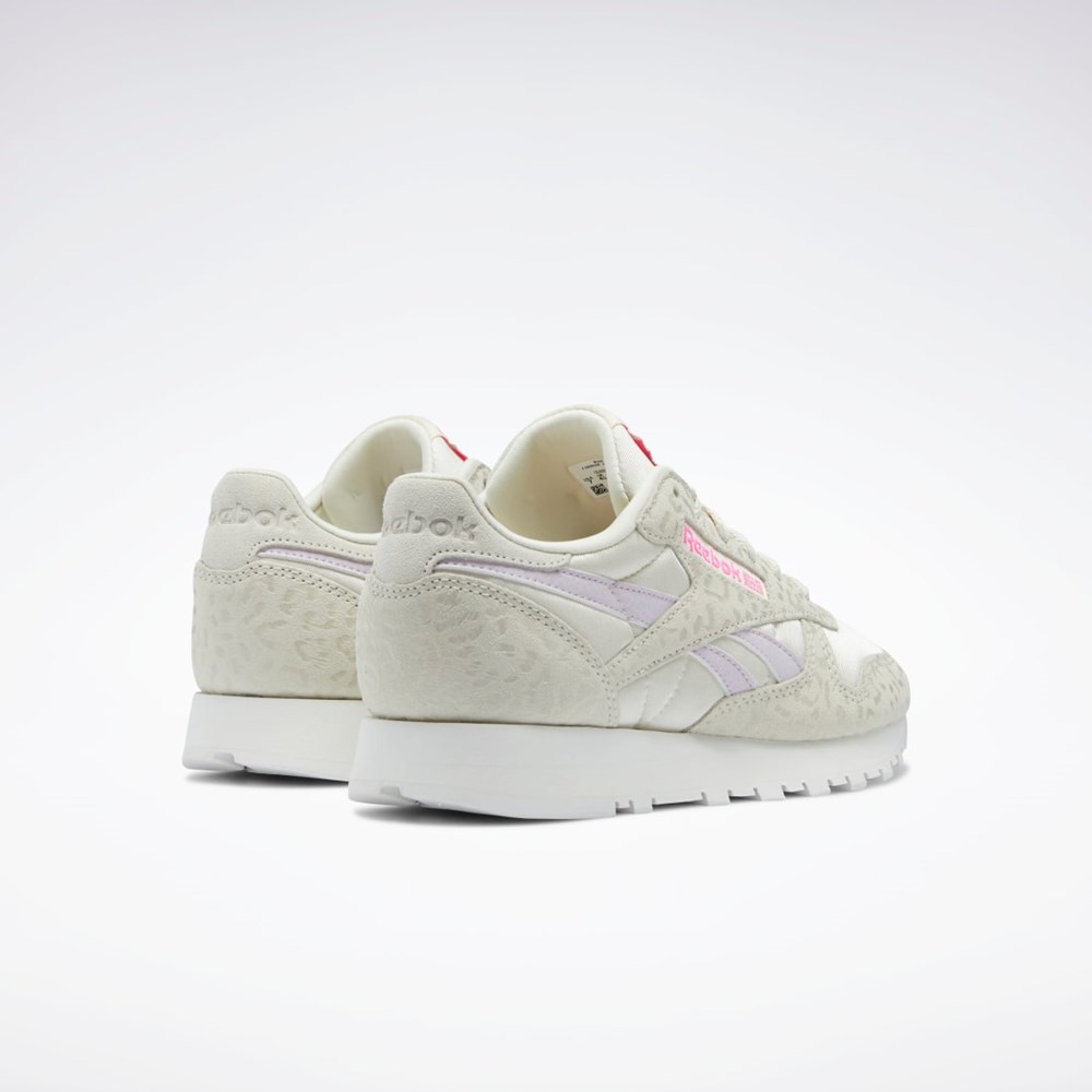 Reebok Classic Leather Shoes Alabaster / Chalk / Quartz Glow | GZ3633