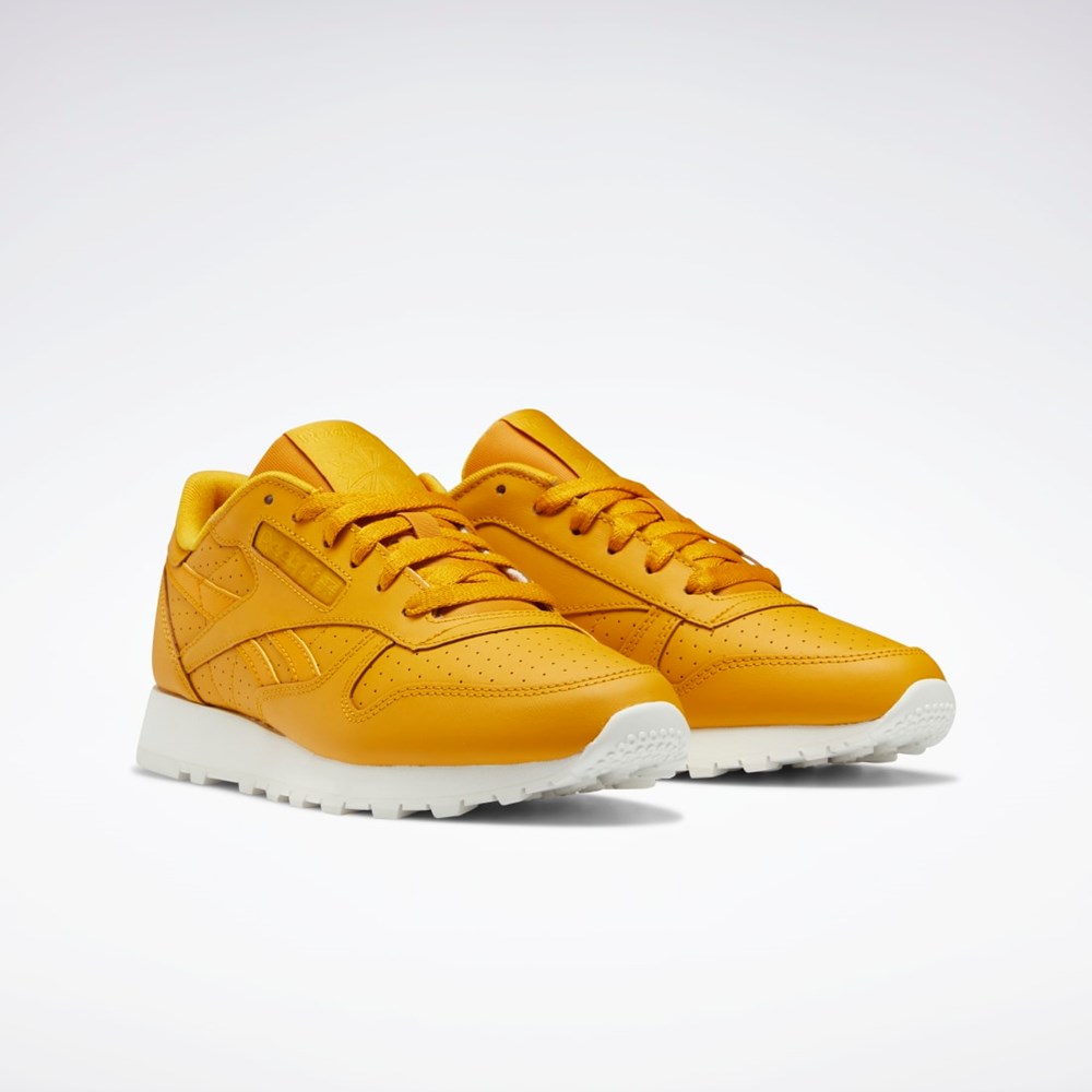 Reebok Classic Leather Shoes Bright Ochre / Bright Ochre / Chalk | GY1579