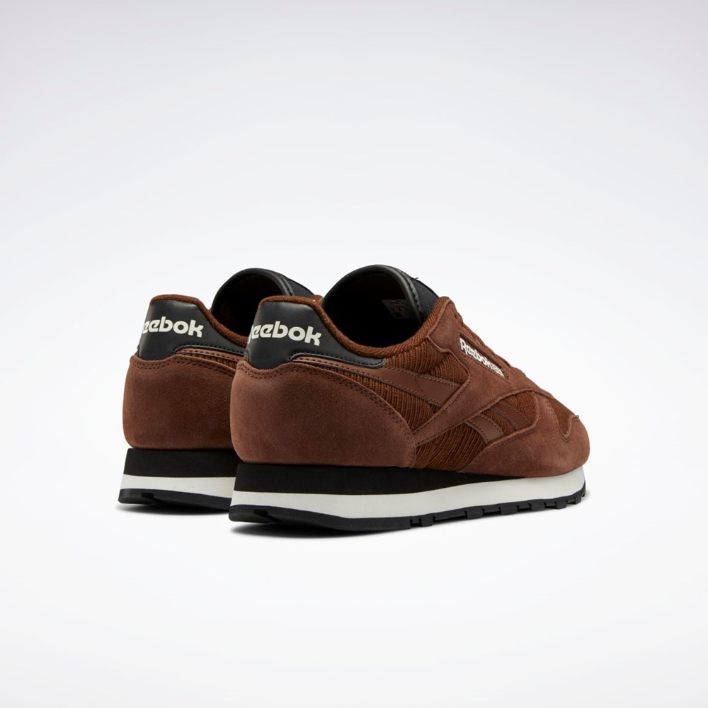 Reebok Classic Leather Shoes Brush Brown / Core Black / Chalk | GW3792