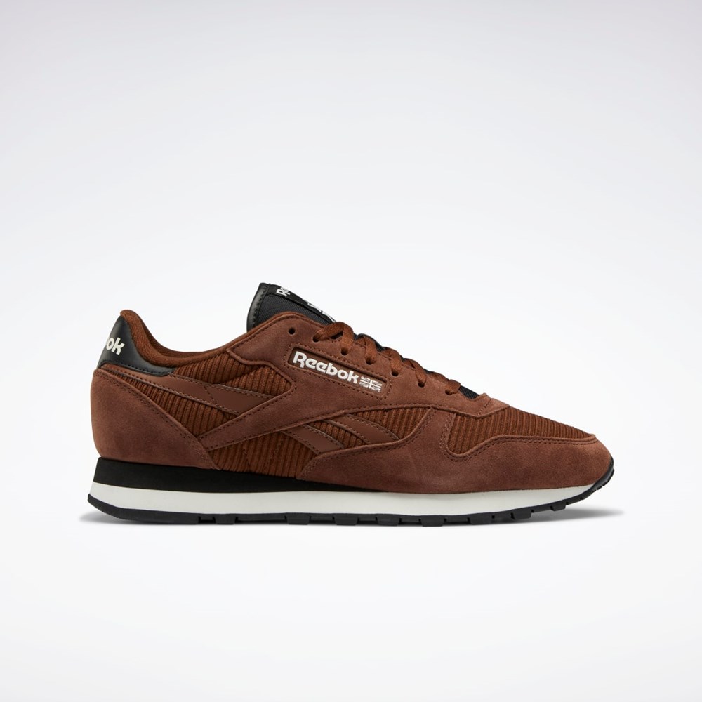 Reebok Classic Leather Shoes Brush Brown / Core Black / Chalk | GW3792