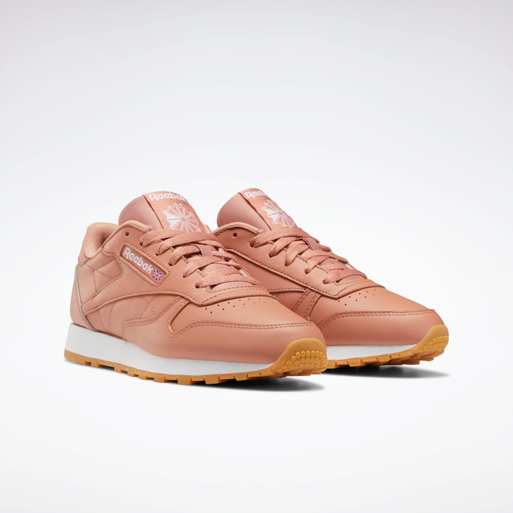 Reebok Classic Leather Shoes Canyon Coral Mel / Canyon Coral Mel / Ftwr White | GY6811