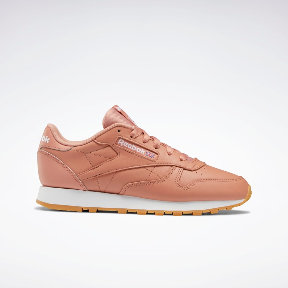 Reebok Classic Leather Shoes Canyon Coral Mel / Canyon Coral Mel / Ftwr White | GY6811