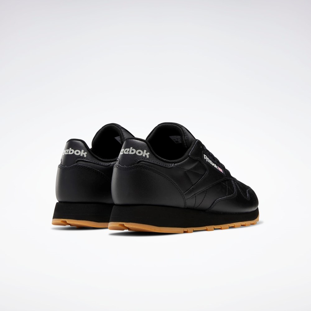 Reebok Classic Leather Shoes Core Black / Pure Grey 5 / Reebok Rubber Gum-03 | GY0954