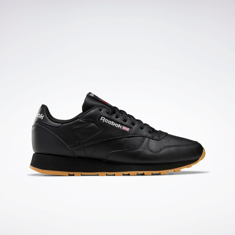 Reebok Classic Leather Shoes Core Black / Pure Grey 5 / Reebok Rubber Gum-03 | GY0954