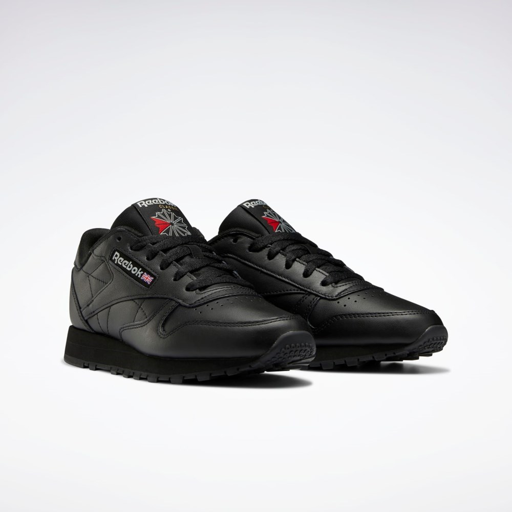 Reebok Classic Leather Shoes Core Black / Core Black / Pure Grey 5 | GY0960