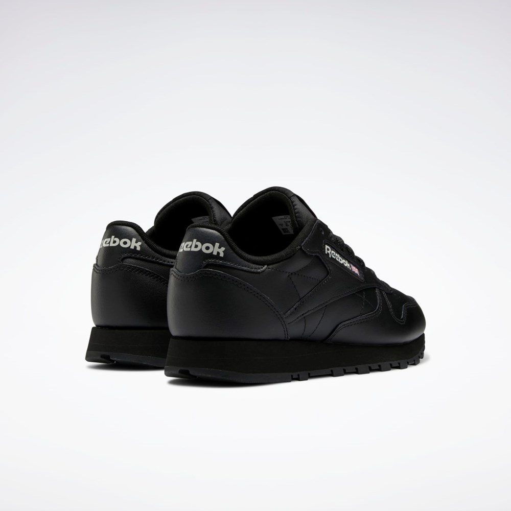 Reebok Classic Leather Shoes Core Black / Core Black / Pure Grey 5 | GY0960