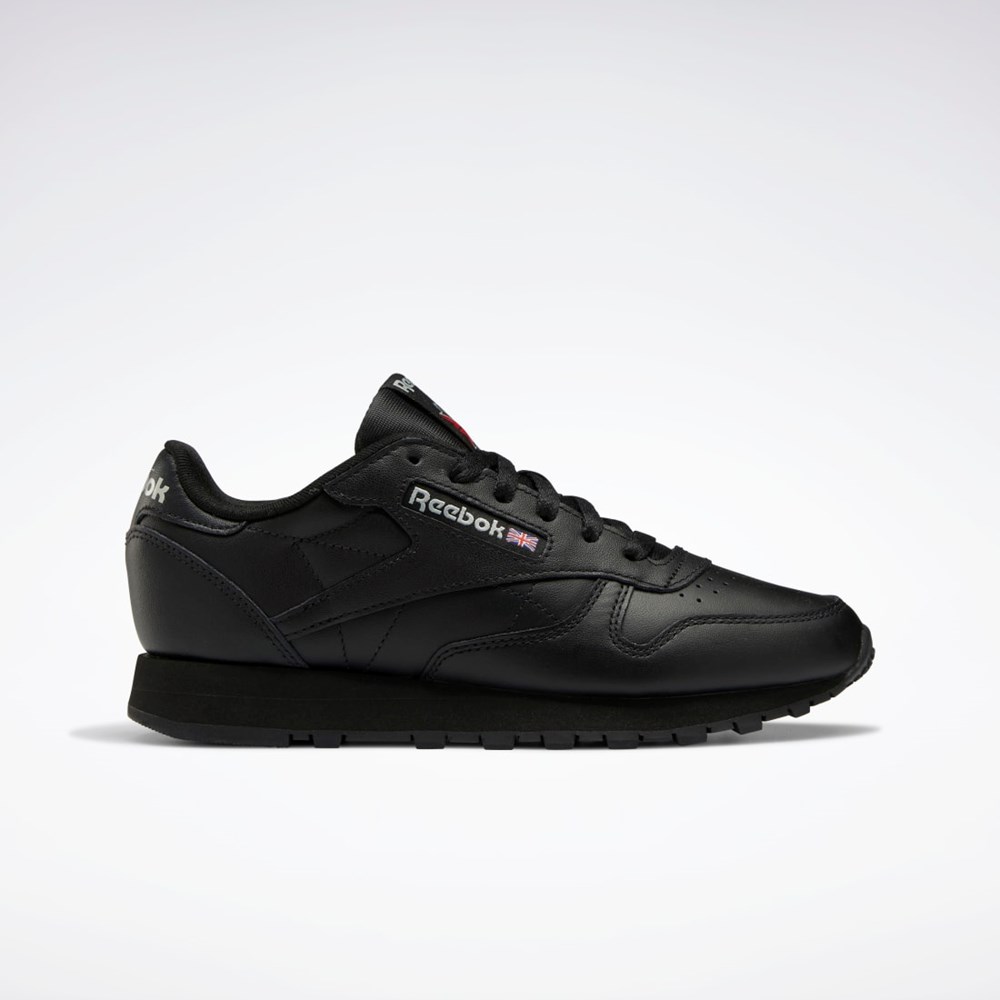 Reebok Classic Leather Shoes Core Black / Core Black / Pure Grey 5 | GY0960