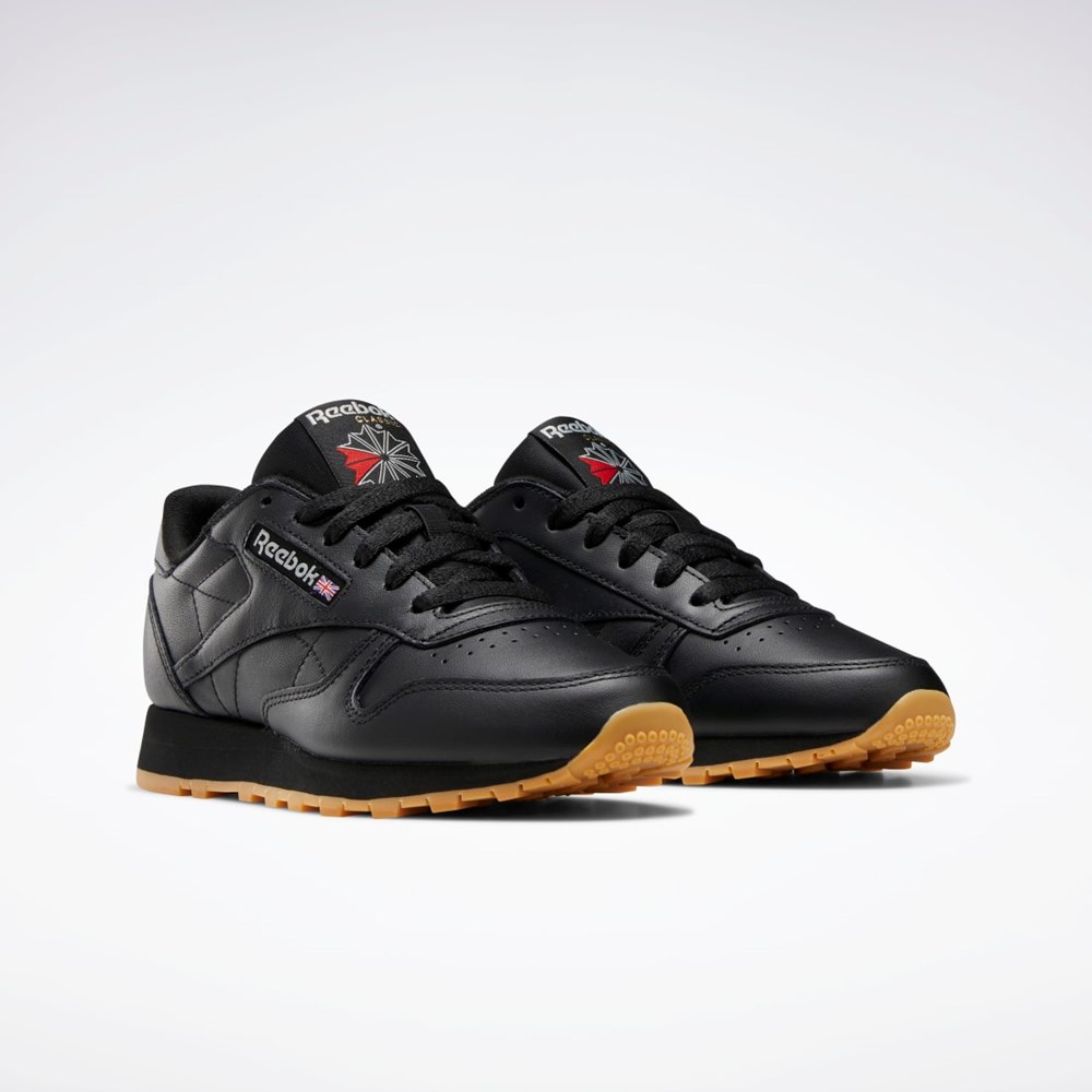 Reebok Classic Leather Shoes Core Black / Pure Grey 5 / Reebok Rubber Gum-03 | GY0961