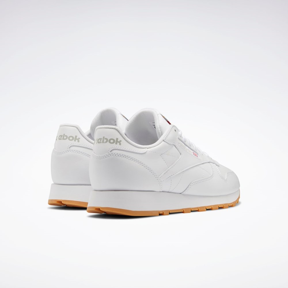 Reebok Classic Leather Shoes Ftwr White / Pure Grey 3 / Reebok Rubber Gum-03 | GY0952