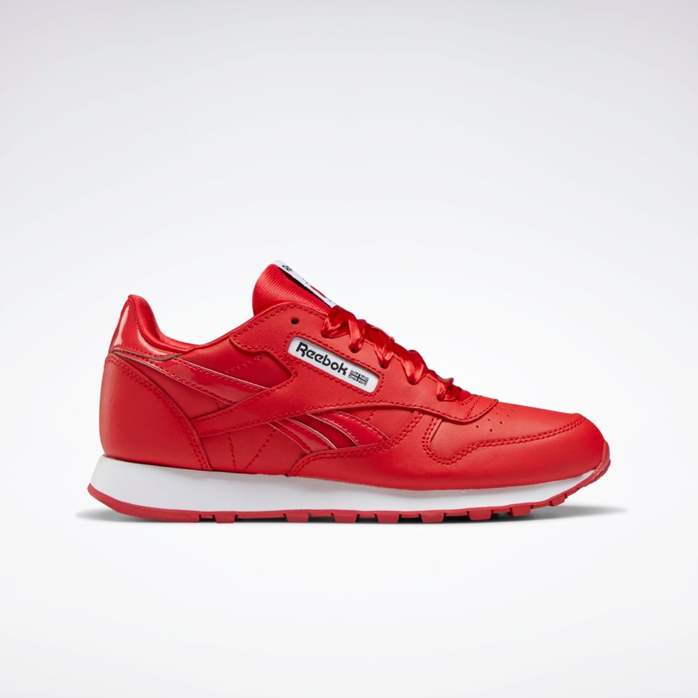 Reebok Classic Leather Shoes - Grade School Vector Red / Vector Red / Ftwr White | GW3374