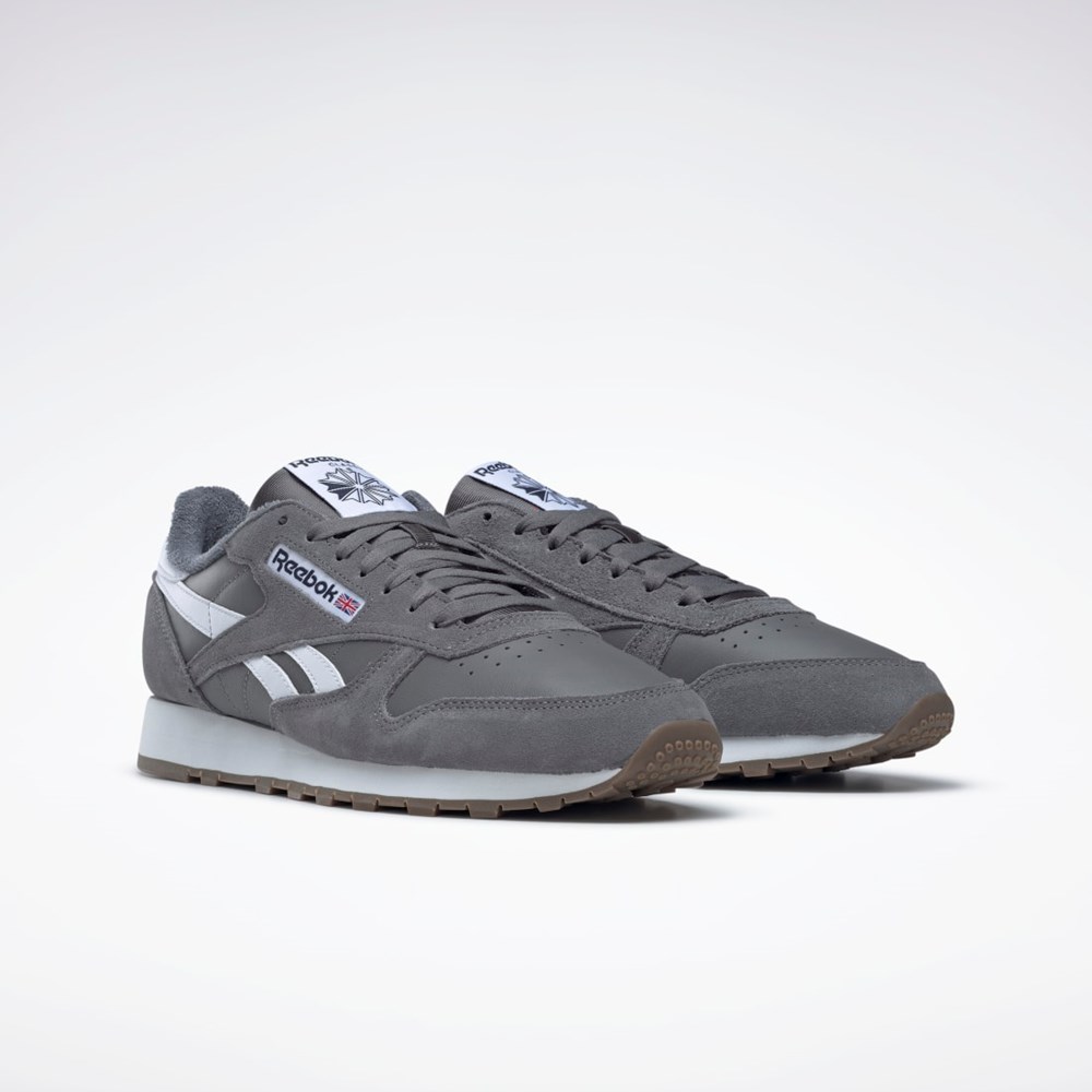 Reebok Classic Leather Shoes Pure Grey 6 / Pure Grey 6 / Ftwr White | GV9641