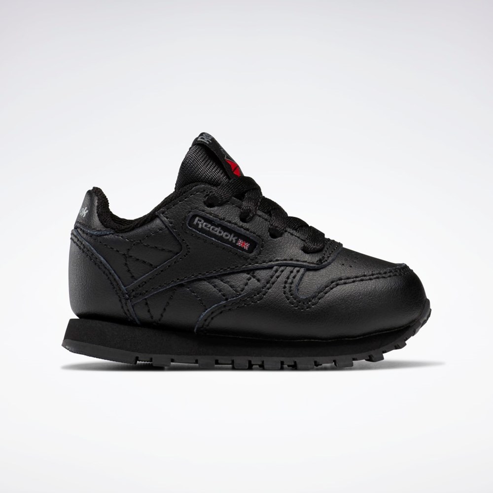 Reebok Classic Leather Shoes - Toddler Black | 92757