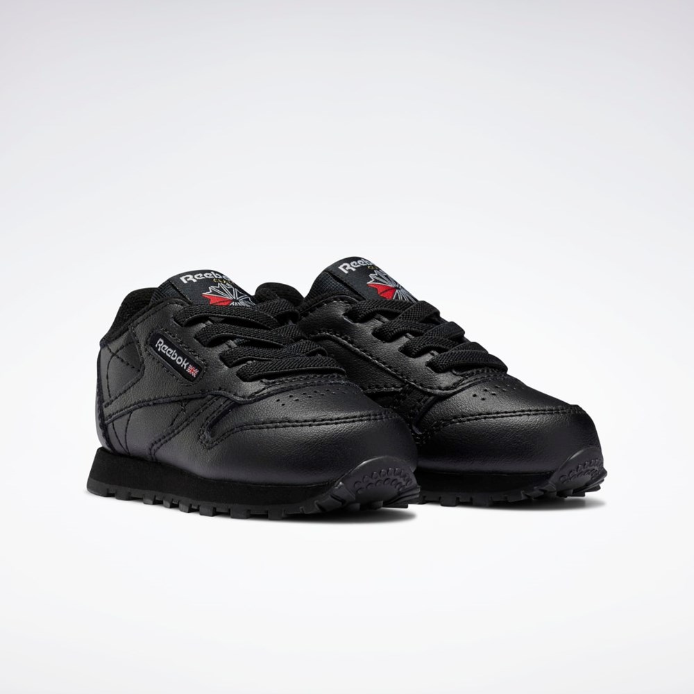 Reebok Classic Leather Shoes - Toddler Core Black / Core Black / Core Black | FZ2094