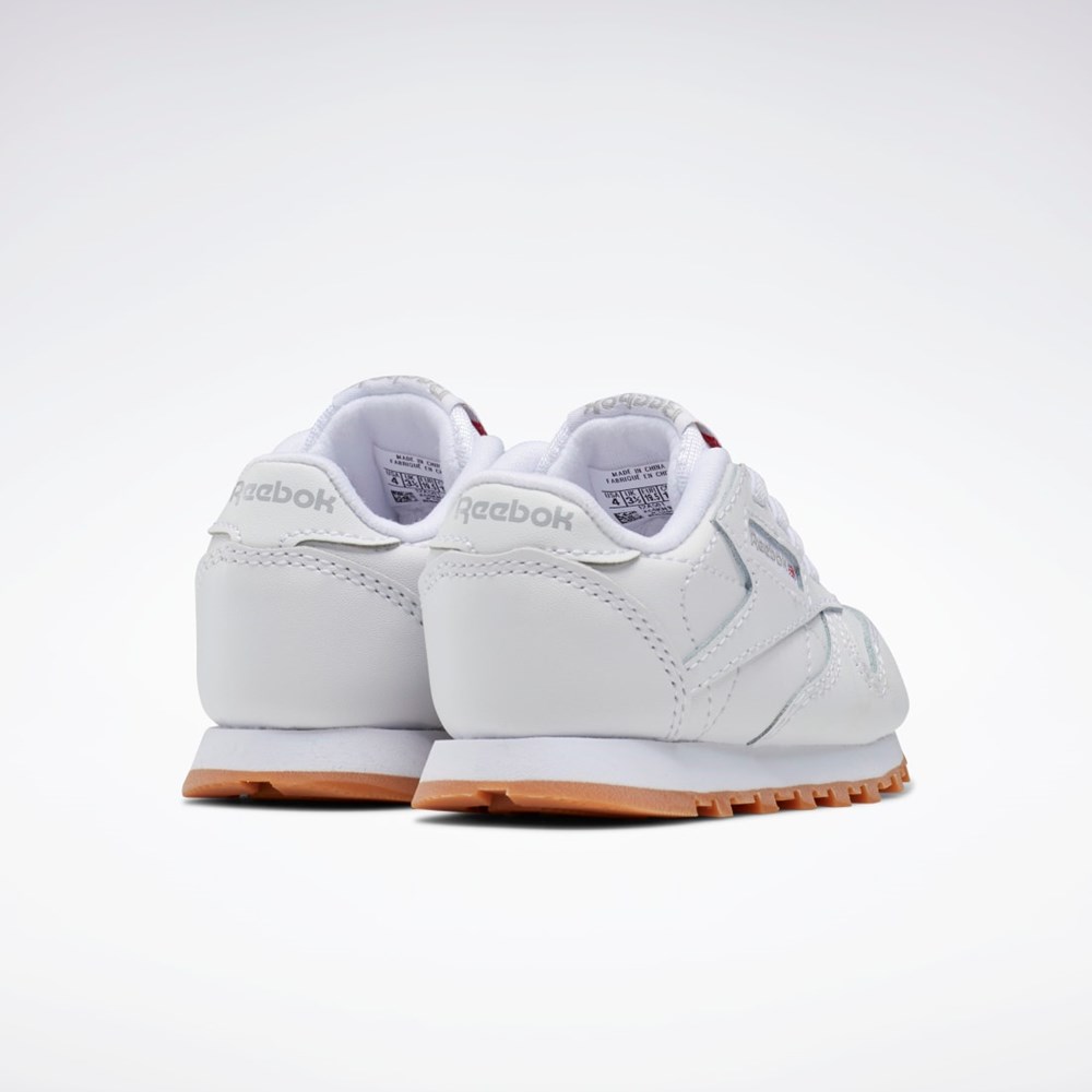 Reebok Classic Leather Shoes - Toddler Ftwr White / Ftwr White / Reebok Rubber Gum-02 | GX9395