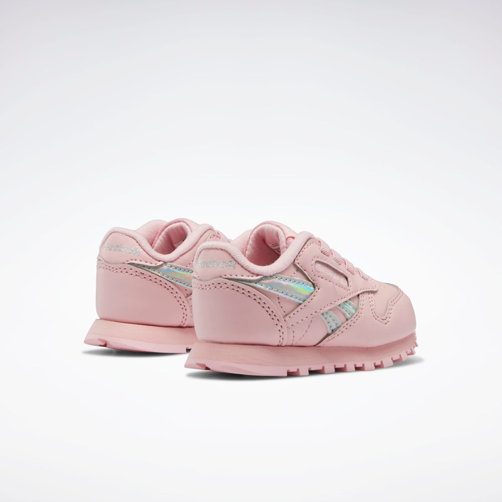 Reebok Classic Leather Shoes - Toddler Pink Glow / Pink Glow / Pink Glow | HQ3906