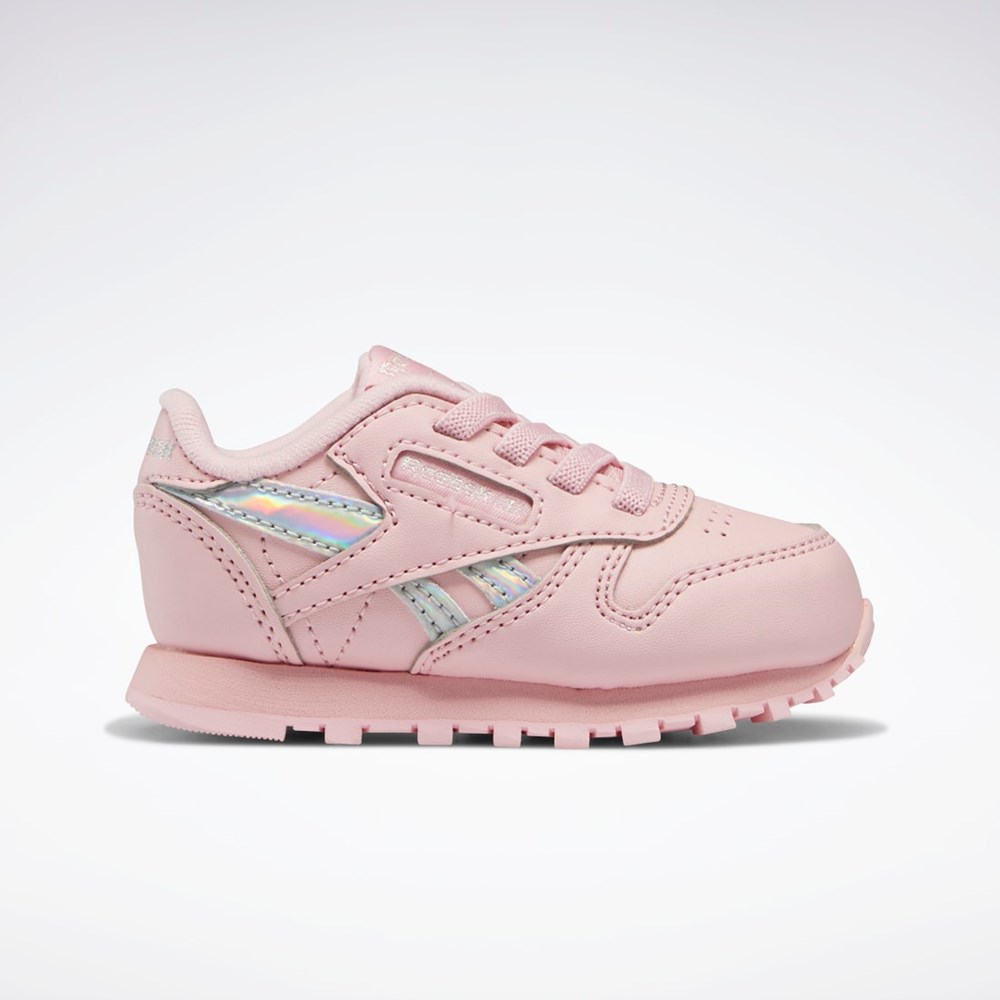 Reebok Classic Leather Shoes - Toddler Pink Glow / Pink Glow / Pink Glow | HQ3906