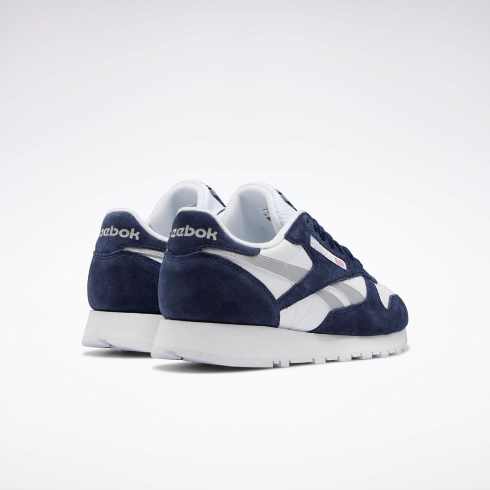 Reebok Classic Leather Shoes Vector Navy / Ftwr White / Pure Grey 3 | GX9314