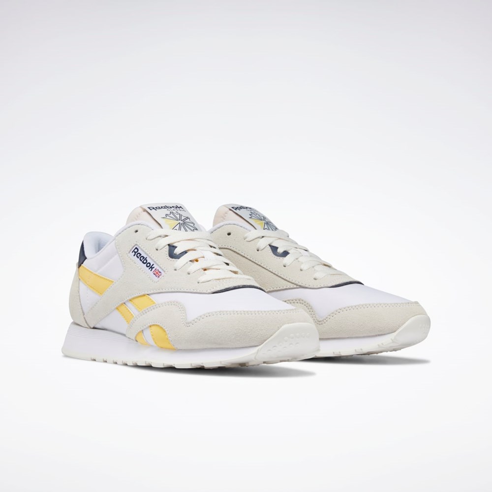 Reebok Classic Nylon Shoes Chalk / Ftwr White / Collegiate Navy | GX6018