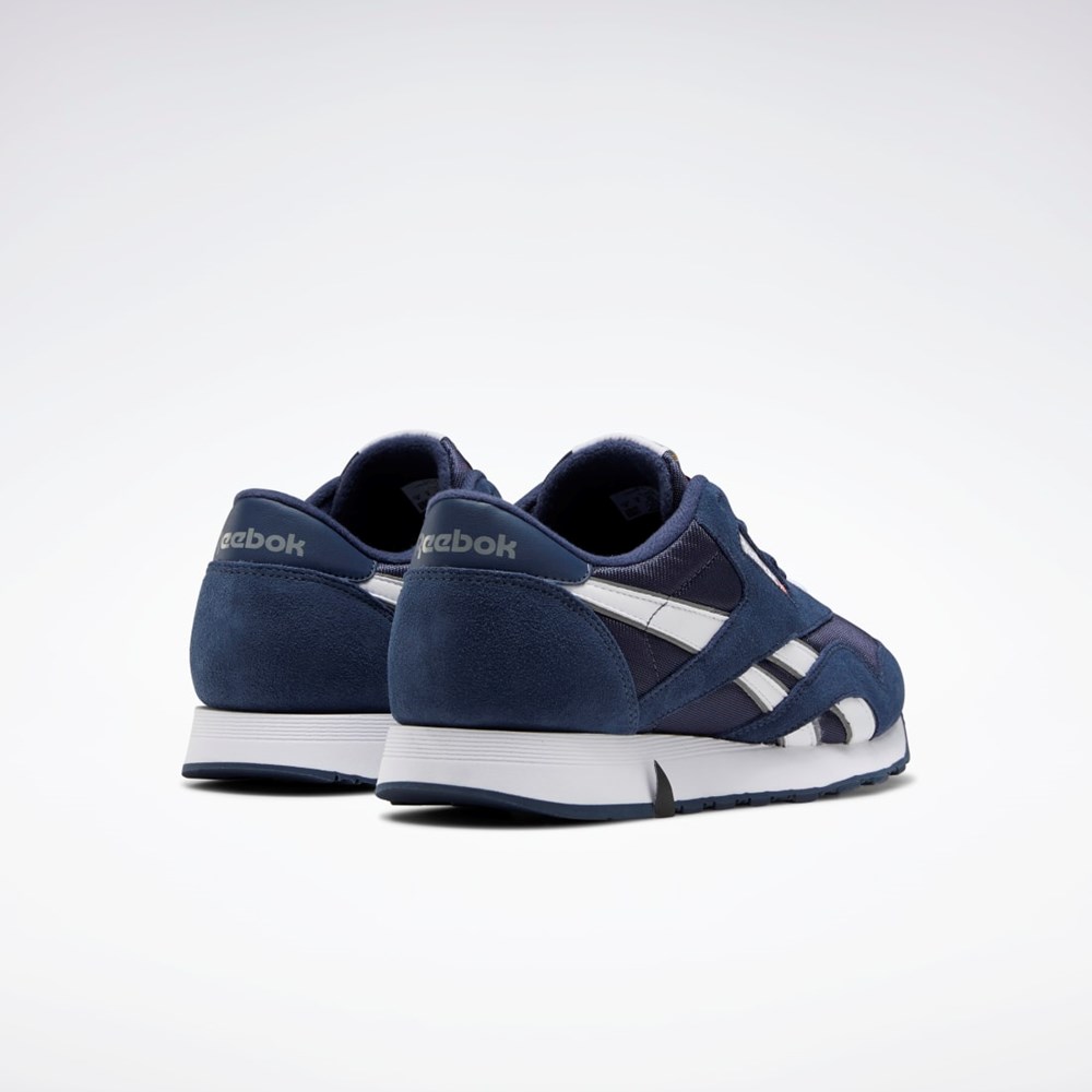 Reebok Classic Nylon Shoes Team Navy / Team Navy / Platinum | FV1595