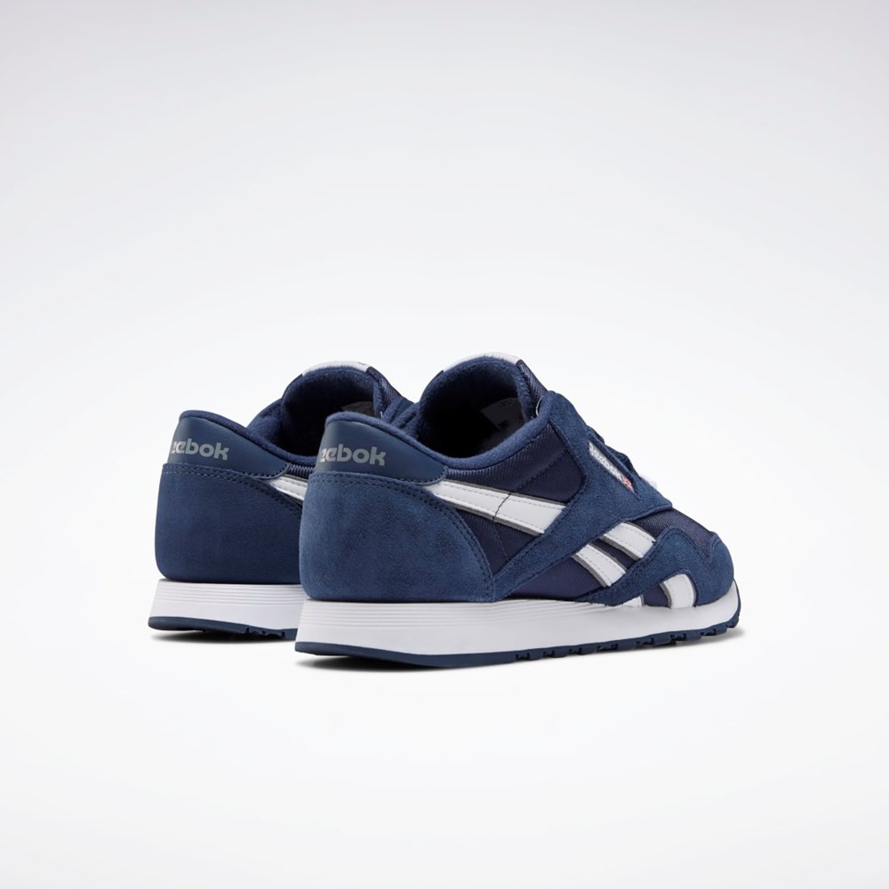 Reebok Classic Nylon Shoes Team Navy / Team Navy / Platinum | FV4508