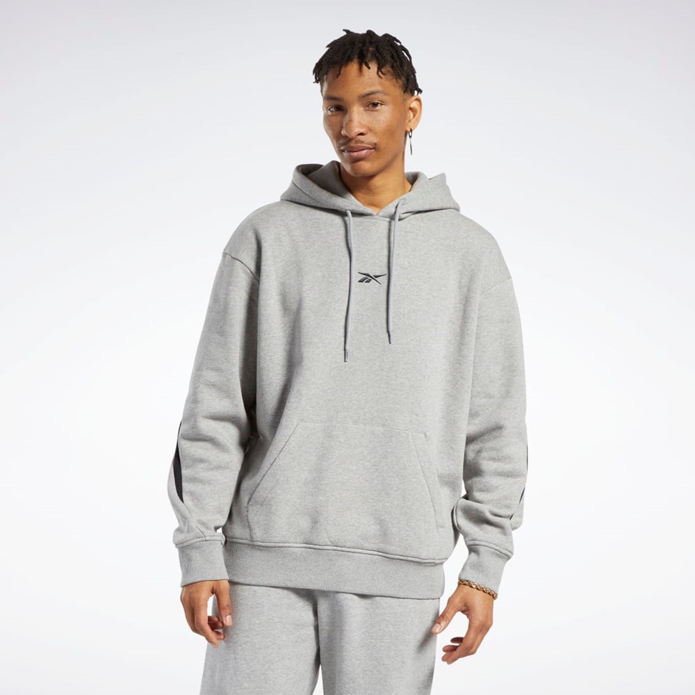 Reebok Classics Brand Proud Hoodie Medium Grey Heather | HS6848