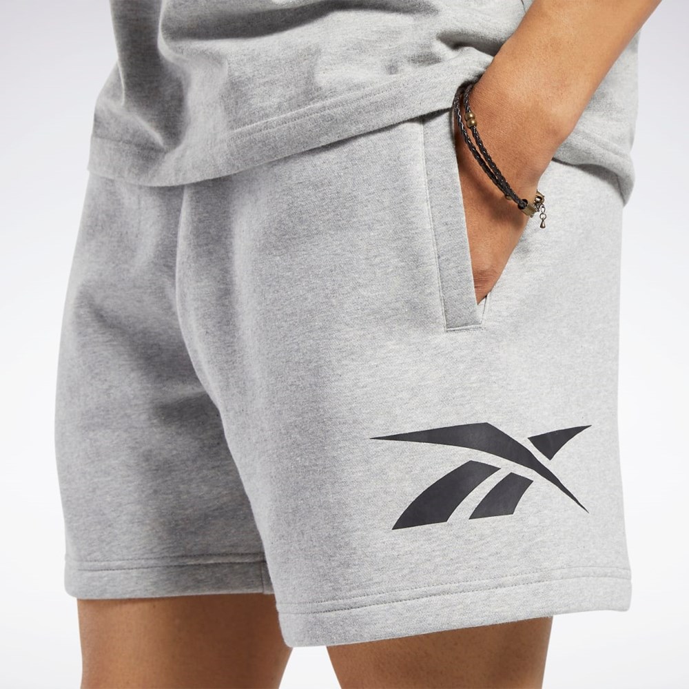 Reebok Classics Brand Proud Shorts Medium Grey Heather | HS6847