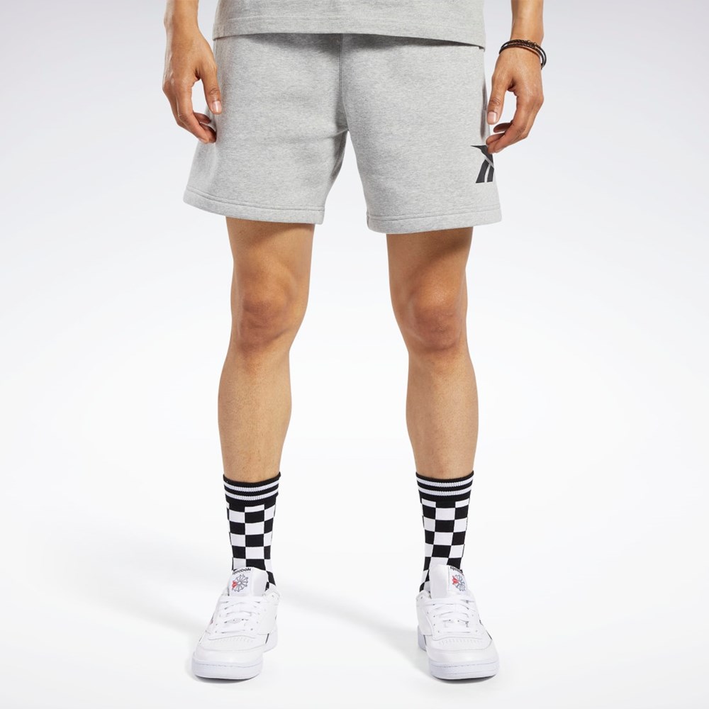 Reebok Classics Brand Proud Shorts Medium Grey Heather | HS6847