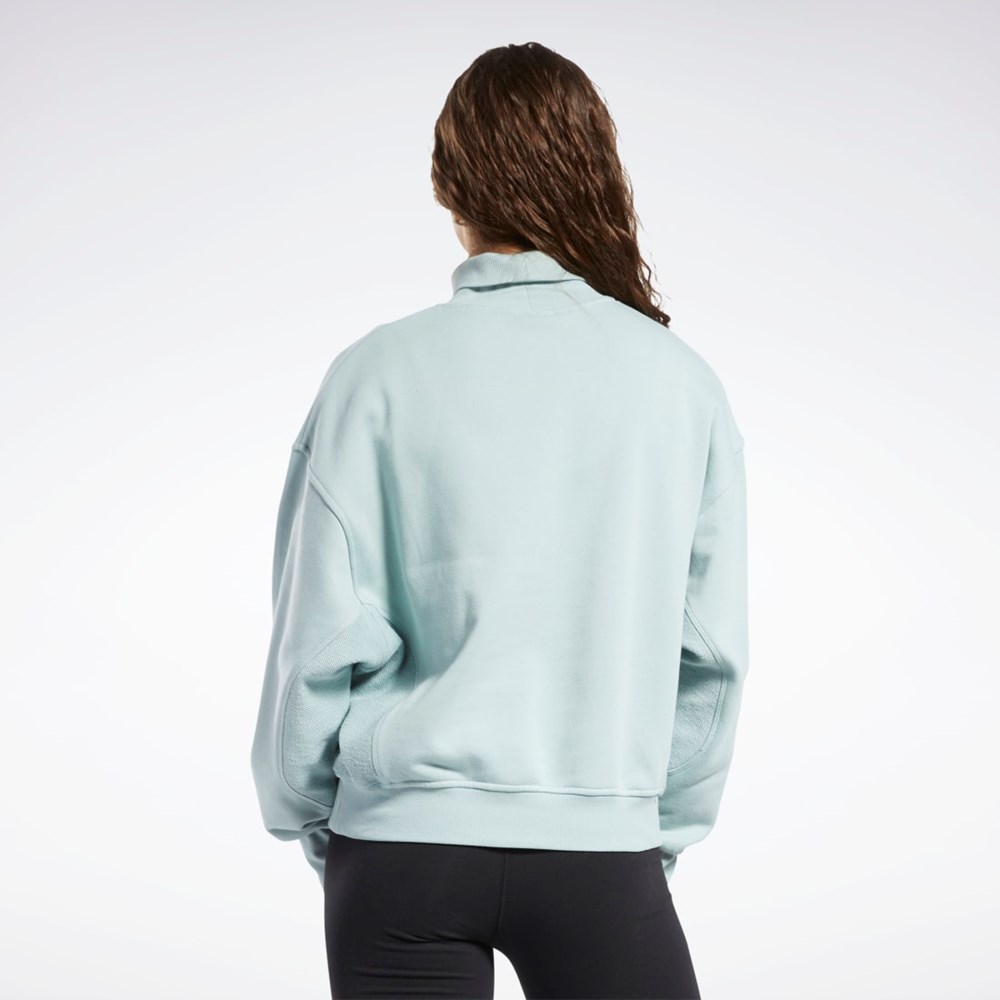 Reebok Classics Cotton French Terry Sweatshirt Seaside Grey | HH7374