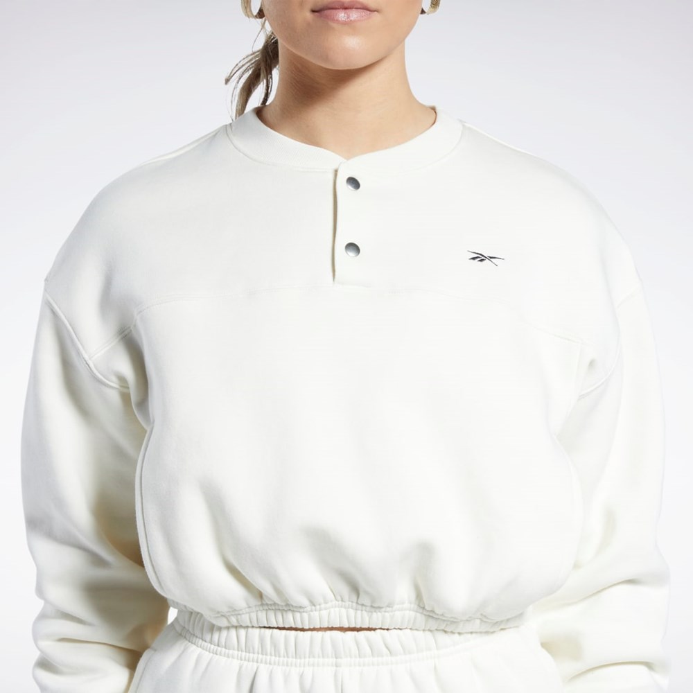 Reebok Classics Fleece Sweatshirt Classic White | HG1161