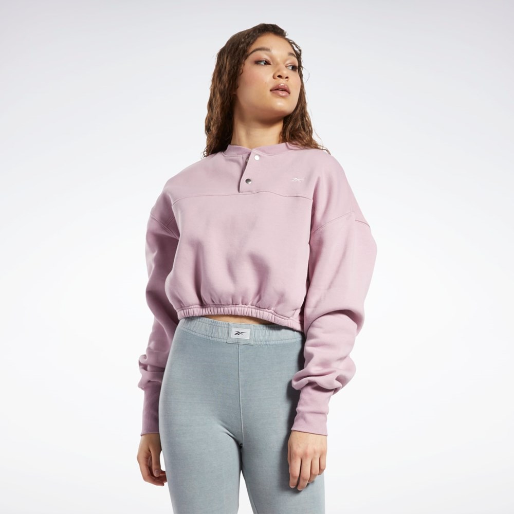 Reebok Classics Fleece Sweatshirt Infused Lilac | HK4927