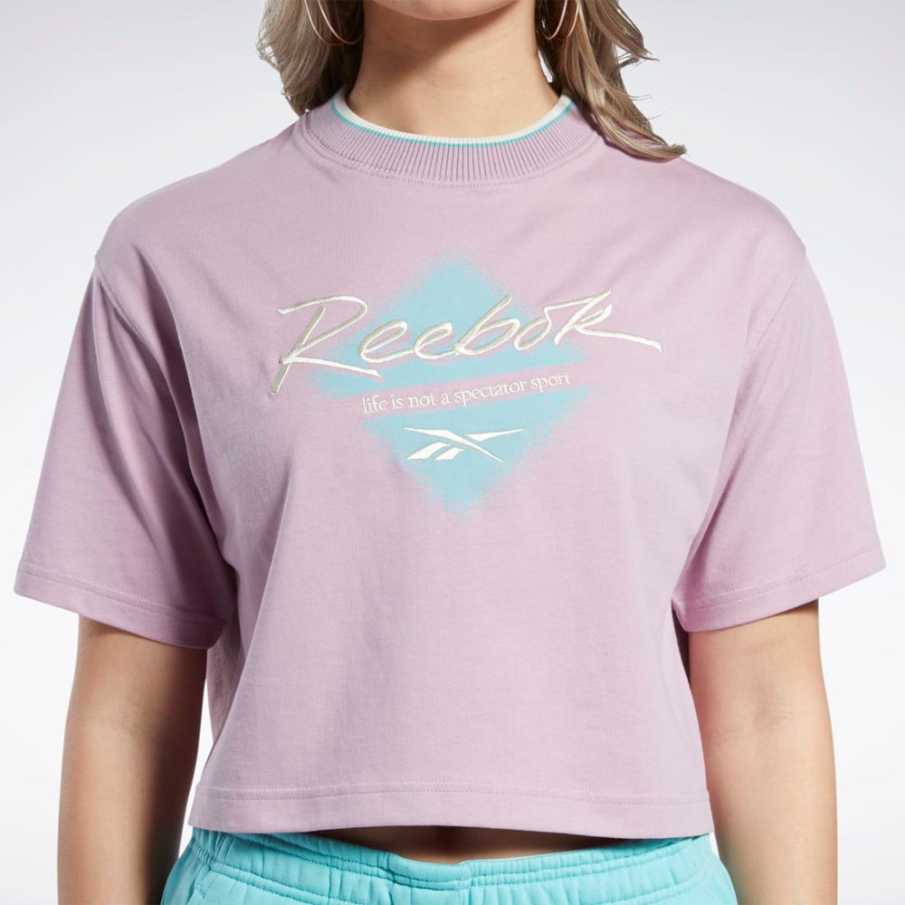 Reebok Classics Graphic T-Shirt Infused Lilac | HK4936