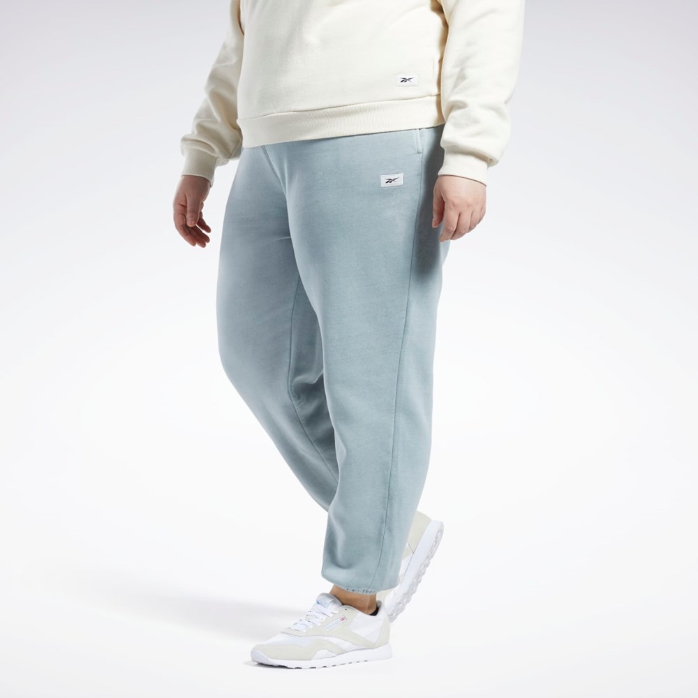 Reebok Classics Natural Dye Fleece Pants (Plus Size) Pure Grey 3 | HL4323