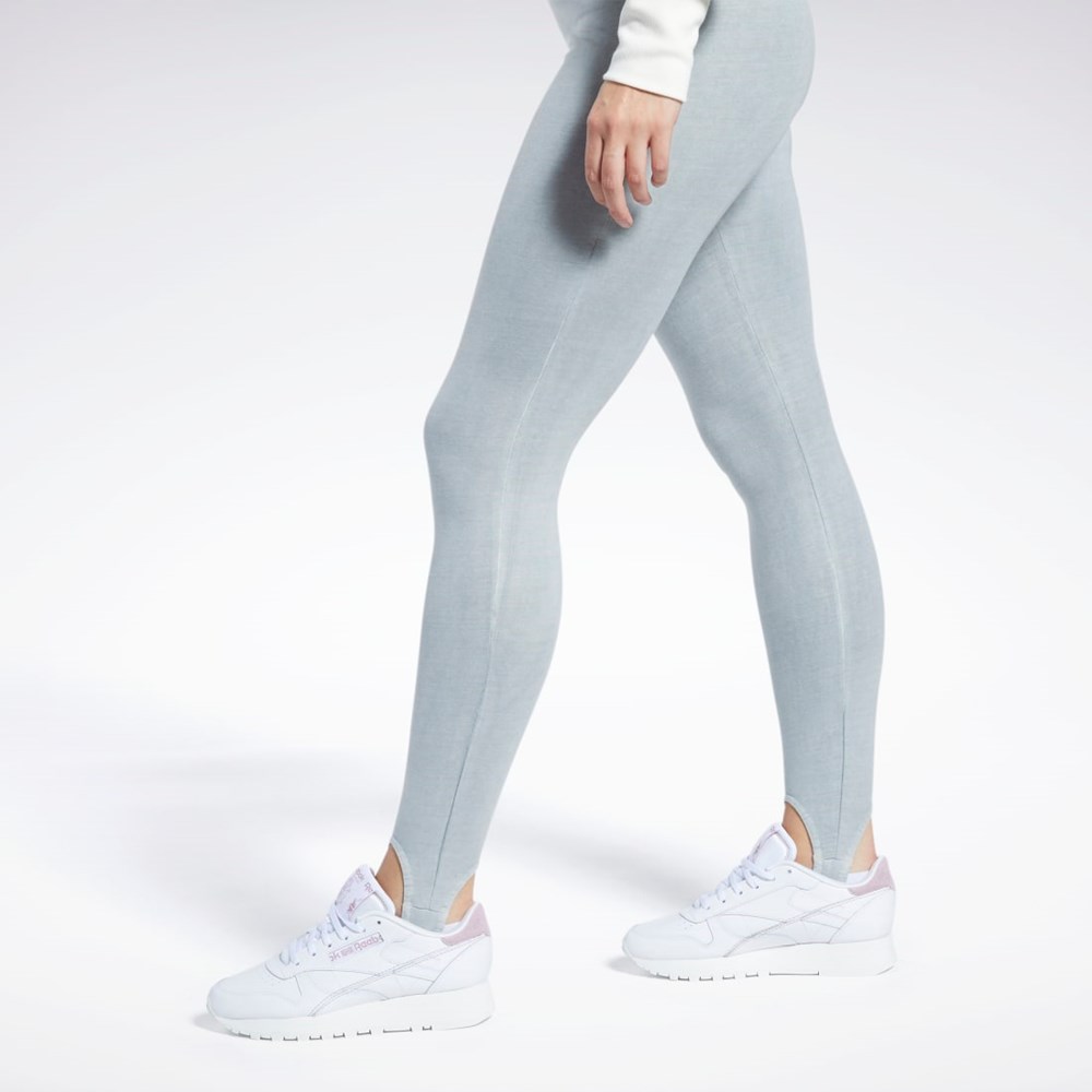 Reebok Classics Natural Dye Stirrup Leggings Pure Grey 3 | HG1142