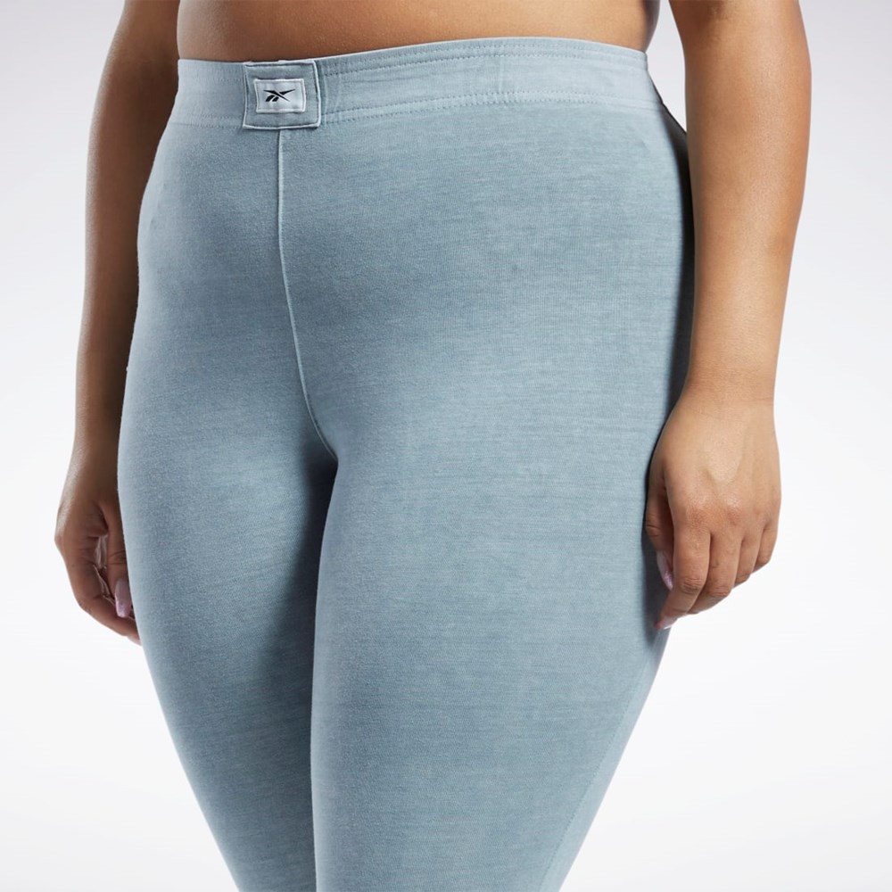 Reebok Classics Natural Dye Stirrup Leggings (Plus Size) Pure Grey 3 | HL0097