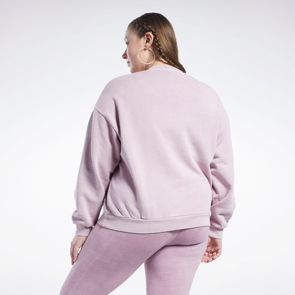 Reebok Classics Natural Dye Sweatshirt (Plus Size) Infused Lilac | HL4325