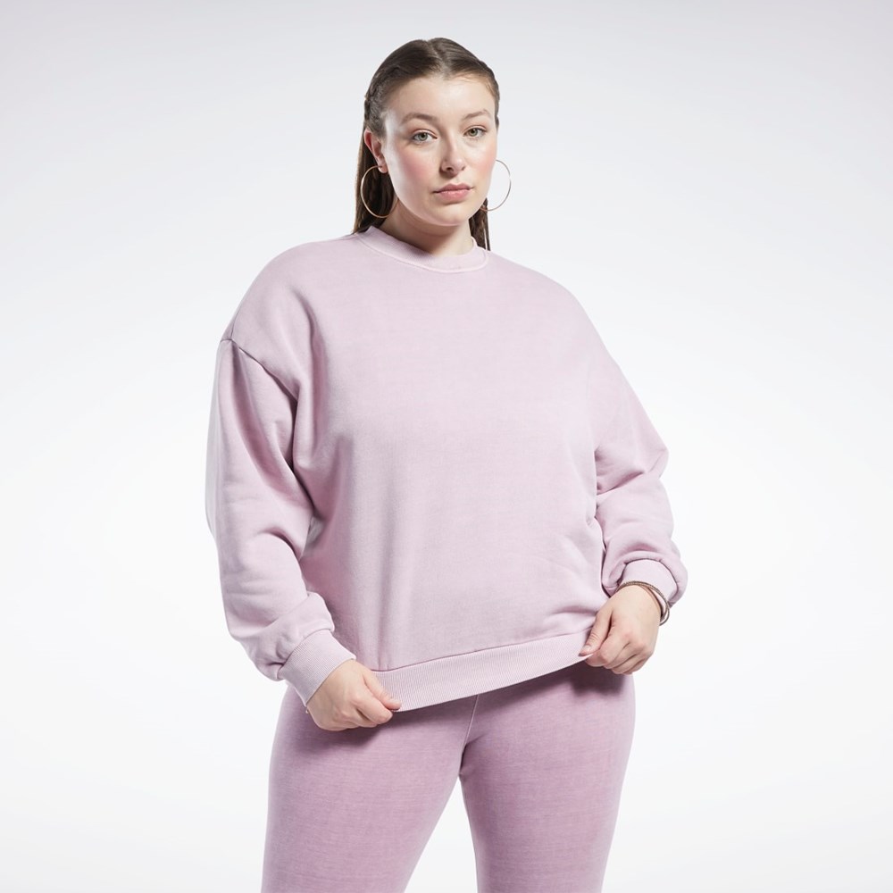 Reebok Classics Natural Dye Sweatshirt (Plus Size) Infused Lilac | HL4325