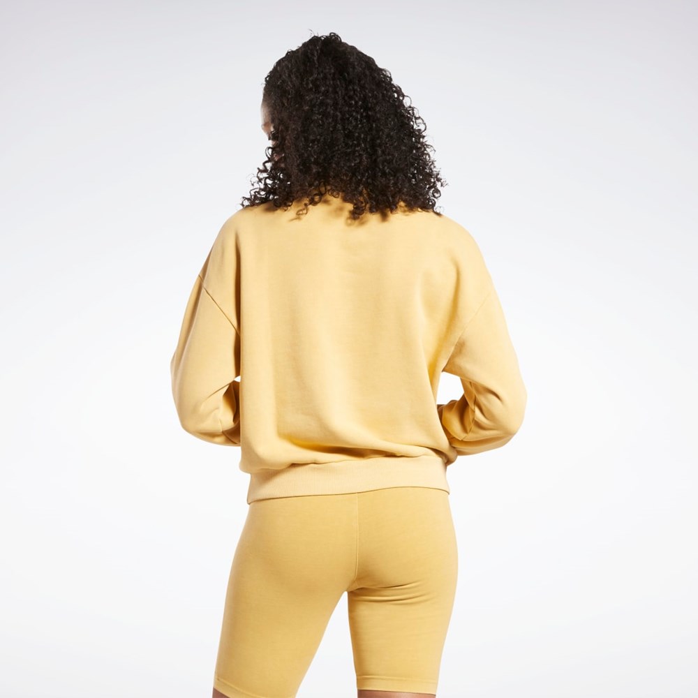 Reebok Classics Natural Dye Sweatshirt Bright Ochre | HK6949