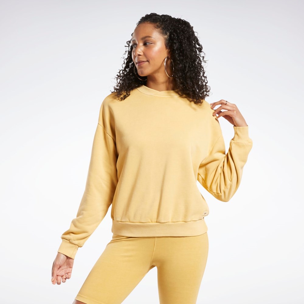 Reebok Classics Natural Dye Sweatshirt Bright Ochre | HK6949