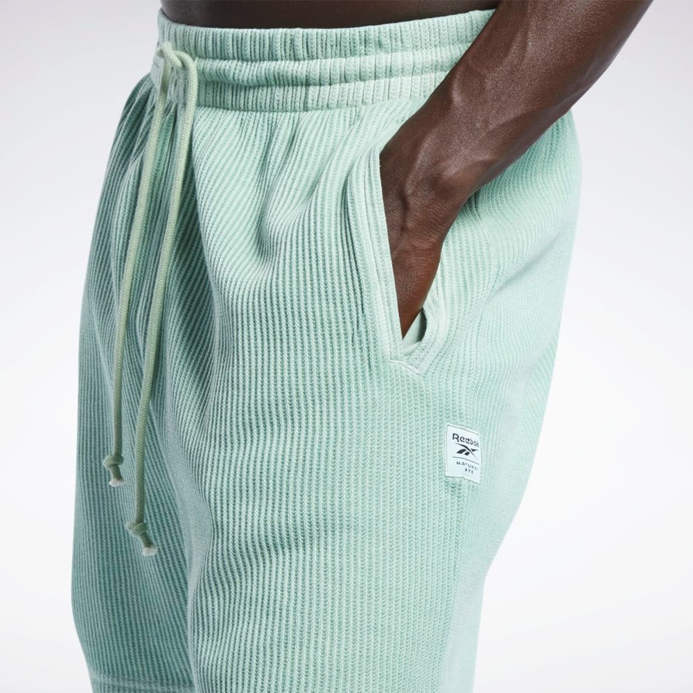 Reebok Classics Natural Dye Waffle Shorts Light Sage | H54436