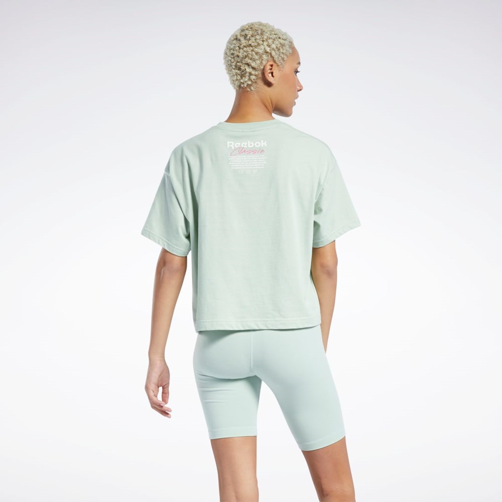 Reebok Classics Summer Graphic T-Shirt Light Sage | H58673