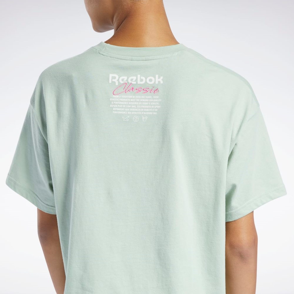 Reebok Classics Summer Graphic T-Shirt Light Sage | H58673